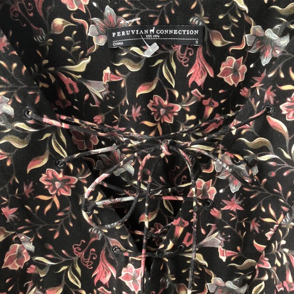 NWOT Peruvian Connection Amazon Tunic dress S - Picture 8 of 9